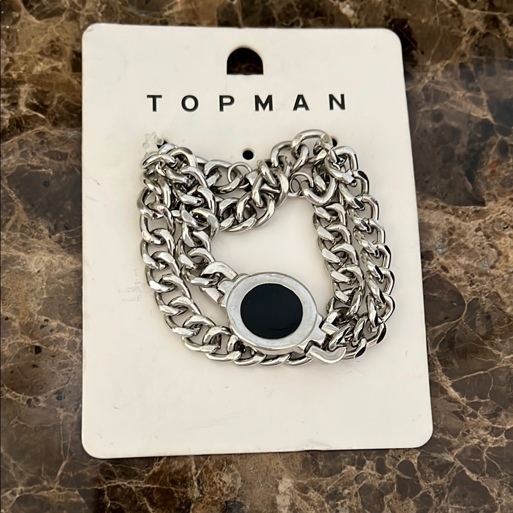 Topman Silver Chain Bracelet